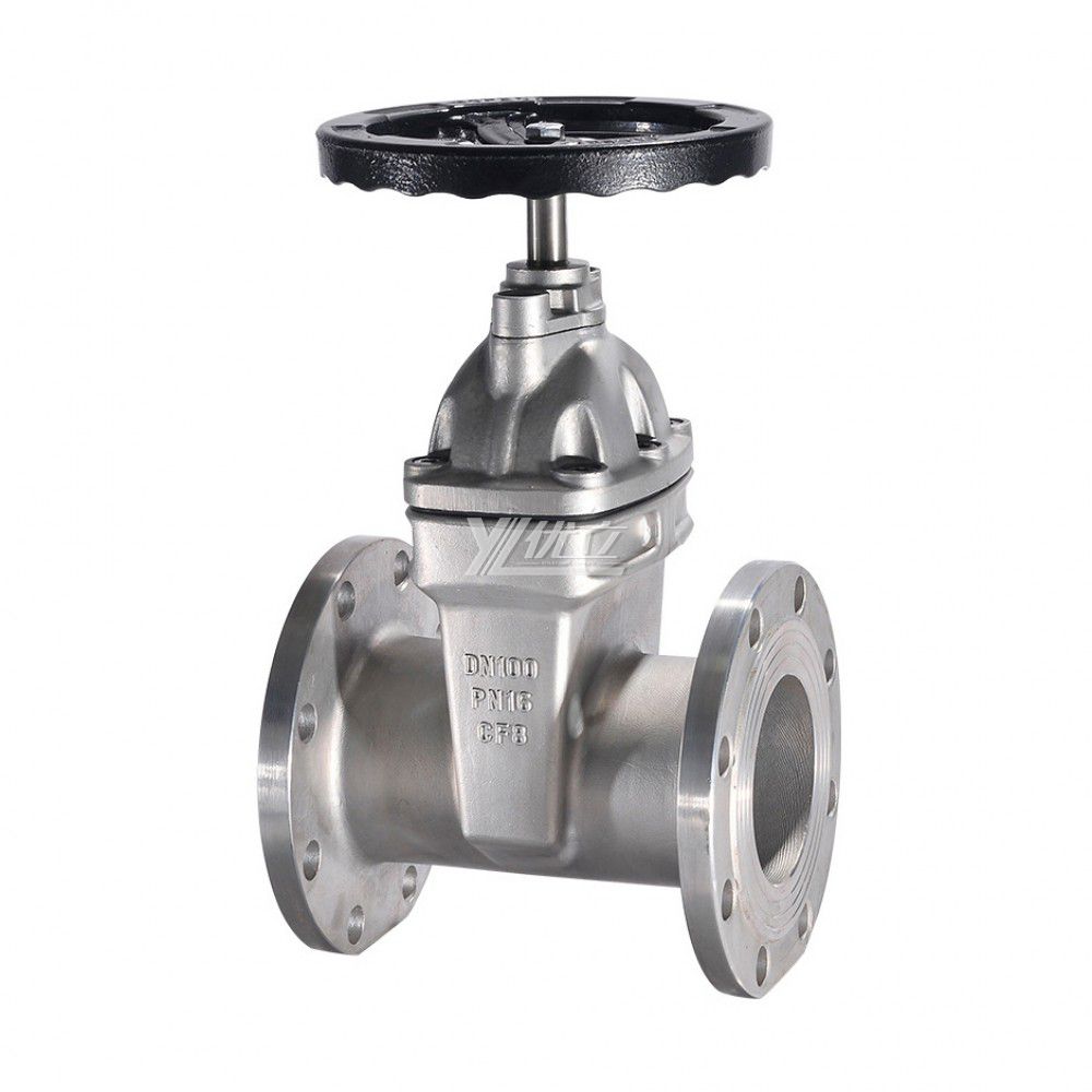 YOULI Zero Leakage Z45X ANSI 150LB 304 316 Stainless Steel Cast Iron PN16 Non Rising Stem Soft Seal Flanged Gate Valve
