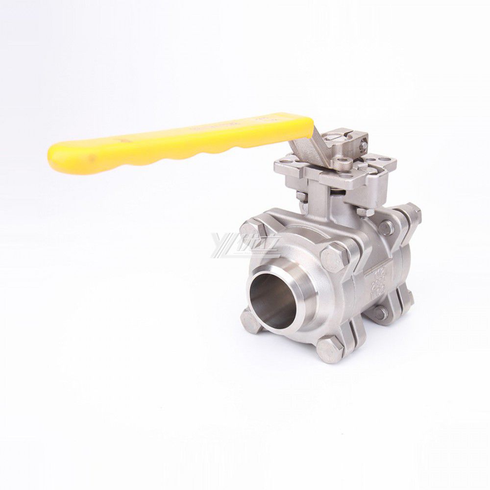 YOULI High Temperature  NPT BSP 2000wog PN63 Stainless Steel 304 316 Manual High Pressure 3PC Welded Ball Valve