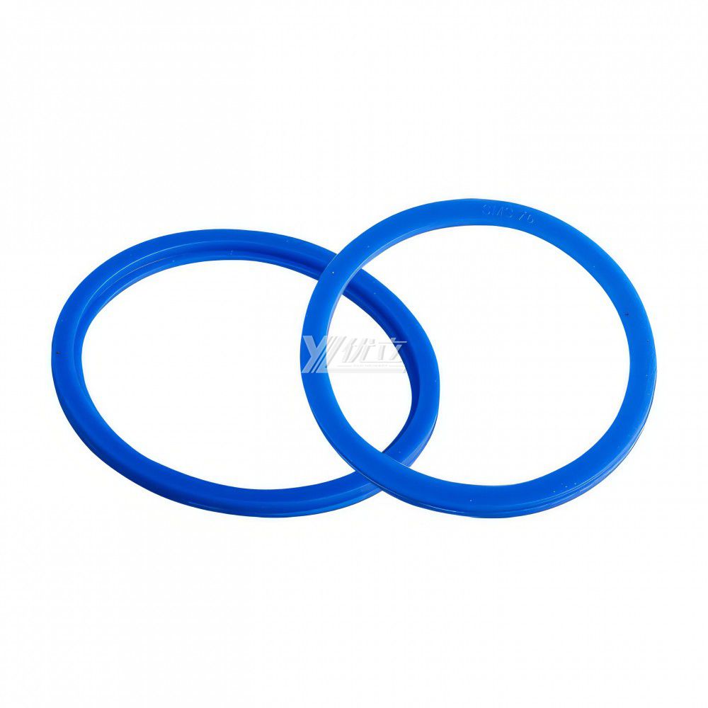 YOULI Hygienic Food Grade Customized White Pipe Sanitary Silicone Sealing Ring Non Standard Rubber Union Gasket