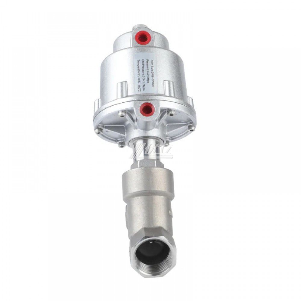 YOULI 304 316 BSP NPT RC Aluminum Alloy Head GM Pneumatic Female Screw Threaded Angle Seat Valve