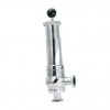 YOULI Best-in-Class  Hygienic Food Grade Sanitary Stainless Steel 304 316L Scale Adjustable Tr Clamped Sanitary Safety Valve