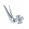 YOULI Hygienic Food Stainless Steel 3A/SMS/DIN 304 316L Silicon Duckbill Handle Sanitary Manual Tri Clamped Butterfly Valve