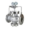 YOULI YK43X Stainless Steel ANSI 150lb Pn16-pn64 304 316 WCB Gas Pilot Piston Type Pressure Flanged Reducing Relief Valve