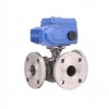 YOULI ANSI 150LB Stainless Steel 304 316 JIS 10K Pn16-pn64 WCB 4-20ma Motorized AC220V Electric Three Way Flanged Ball Valve