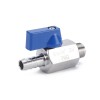 YOULI 1/8" 1/4" NPT BSP 1000WOG PN63 304 316 Stainless Steel Manual Hose Connector Pagoda Male Threaded Mini Ball Valve