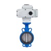 YOULI ANSI 150LB Stainless Steel 304 316 Cast Iron JIS 10K Pn16 Water Motorized AC220V Electric Wafer Butterfly Valve