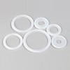 YOULI Hygienic Food Grade Customized White Pipe Sanitary Silicone Sealing Ring Non Standard Rubber Tri Clamp Gasket