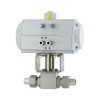 YOULI Hydraulic Pressure PN500 Stainless Steel 304 316 KHB 31.5mpa 6000psi High Pressure Union Butt Welded Pneumatic Ball Valve