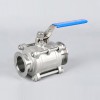 YOULI Stainless Steel Negative Pressure 304 316 KF50 Clamp 75mm KF Manual 3-piece Vacuum Tri Clamped Ball Valve