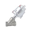 YOULI 304 316 BSP NPT RC Aluminum Alloy Head GM Pneumatic Female Screw Threaded Angle Seat Valve