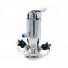 YOULI Precision-Made Hygienic Food Grade Sanitary Stainless Steel 304 316L Manual Pneumatic Sterile Tri Clamped Sample Valve