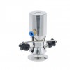 YOULI Hygienic Food Grade Sanitary Stainless Steel 304 316L Tri Clamped Pneumatic Sterile Sample Valve