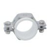 YOULI Food Grade Sanitary Stainless Steel Pipe Fittings Tri Clamp Tube Hex Pipe Holder With PVC Seat Hexagon Pipe Holder