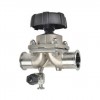 YOULI Hygienic Food Grade Sanitary Stainless Steel 316L Pharmaceutical Biological EPDM PTFE Manual Tri Clamped Diaphragm Valve