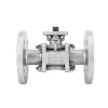 YOULI ISO 5211 Mounting Pad High Temperature ANSI150LB JIS10K PN16 Stainless Steel 304 316  WCB Manual 3PC Flanged Ball Valve