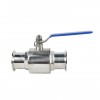 YOULI Top-Quality Hygienic Food Grade Sanitary Stainless Steel  304 316L Beverage Milk Manual Straight Tri Clamped Ball Valve