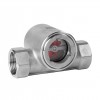 YOULI BSP NPT BSPT Screw Stainless Steel 304 316L Carbon Steel WCB Water Flow Indicator Female Threaded Impeller Sight Glass
