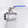 YOULI High Temperature RC NPT BSP 1000wog 1.6mpa 304 316 WCB Stainless Steel With Lock Manual 2PC Threaded Ball Valve