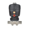 YOULI Premium Hygienic Food Grade Sanitary Stainless Steel 316L Biological Pneumatic Straight Butt Welded Diaphragm Valve