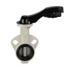 YOULI DN25-DN32 Aluminium Alloy 304 316  Pn10-16 Soft Seal Water Gas Oil Manual Center Mini Wafer Butterfly Valve