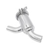 YOULI Top-Quality Hygienic Food Grade SS 304 316L Stainless Steel Sanitary 90 Bend Type No Retention Filter