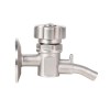 YOULI Hygienic Food Grade Sanitary Stainless Steel 304 316L Tri Clamped Manual Beer Fermentation Clamped Sample Valve