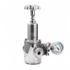 YOULI Hygienic Food Grade Sanitary Stainless Steel 304 316L Water gas Tri-Clamped Pressure Relief Valve