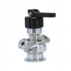 YOULI Hygienic Food Grade Sanitary Stainless Steel 304 316 Manual Pneumatic Plastic Handle Sterile Clamped Sample Valve