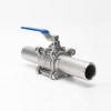 YOULI Stainless Steel 1000WOG PN16-PN64 304 316 Manual Three-piece Lengthening Extended Butt Welded Union Ball Valve