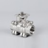 YOULI High Temperature  NPT BSP 2000wog PN130 Stainless Steel 304 316 Manual High Pressure 3PC Thread Ball Valve