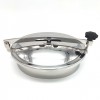 YOULI Hygienic Food Grade SS 304 316L Stainless Steel Cover with Plastic Handle No Pressure Tanks Elliptical Outward Manhole