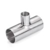 YOULI Hygienic Food Grade Sanitary Stainless Steel 304 SS316L 3A SMS DIN ISO Welded 3 Way Pipe Fitting Reducing Welded Tee