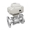 YOULI High Temperature NPT BSP 1.6mpa Stainless Steel 304 316 Motorized AC220V Electric Actuator 3 Piece Thread Ball Valve