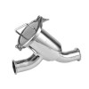 YOULI Top-Quality Hygienic Food Grade SS 304 316L Stainless Steel Sanitary 90 Bend Type No Retention Clamped Filter