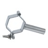 YOULI Sanitary Stainless Steel 304 Pipe Fittings Tri Clamp Tube Hex Pipe Holder With Handle Hexagon Pipe Holder