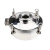 YOULI Hygienic Food Grade SS 304 316L Stainless Steel 1-3BAR Sight Glass Pressure Tanks Sanitary Round Manway Manhole