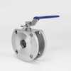 YOULI Jis10k Pn16-64 ANSI 150LB 304 316 Stainless Steel Worm Wheel Flanged Manual Italy Thin Wafer Ball Valve