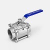 YOULI High temperature 1000WOG 300 degrees Celsius 1.6mpa 304 316 Metal seal manual 3PC double butt Welding Ball Valve