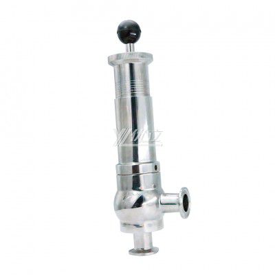 YOULI Best-in-Class  Hygienic Food Grade Sanitary Stainless Steel 304 316L Scale Adjustable Tr Clamped Sanitary Safety Valve