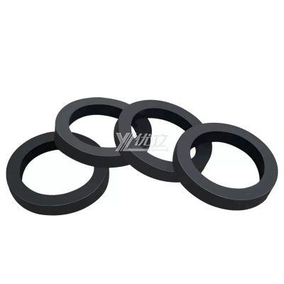 YOULI Hygienic Food Grade Customized White Pipe Sanitary Tri Clamp FKM VITON Union Gasket