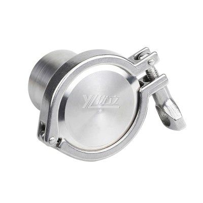 YOULI Hygienic Food Grade Sanitary Stainless Steel 304 DIN SMS 3A Tri-clamp Pipe Fitting Complete Sets Long Clamp Ferrule Blind