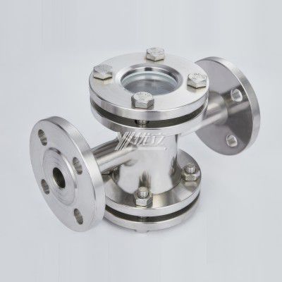 YOULI Easy-to-Install Industry ANSI 150LB 304 316 Stainless Steel Ss JIS 10K 1.6mpa WCB Four Way Flange Mirror Sight Glass