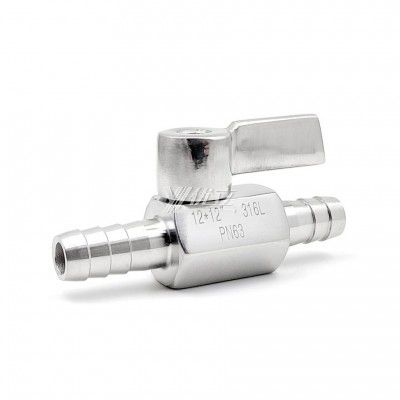 YOULI 1/8" 1/4" NPT BSP 1000WOG PN63 304 316 all Stainless Steel Manual Hose Connector Pagoda Mini Ball Valve