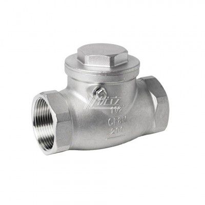 YOULI Stainless Steel High Temperature Steam NPT BSP RC 1.6mpa H14W 304 316 Horizontal Type Female Threaded Screw Check Valve