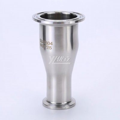 YOULI Hygienic Food Grade Sanitary Stainless Steel 304 SS316L 3A SMS DIN ISO Welded Pipe Fitting Concentric Clamped Reducer