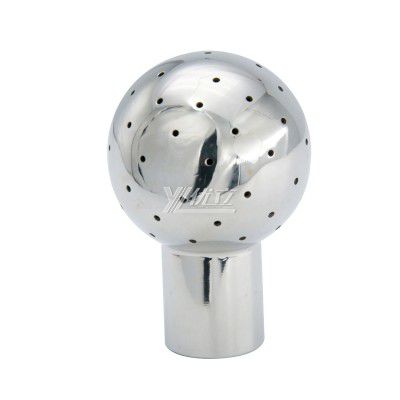 YOULI Hygienic Food Grade Sanitary Bolted Tank Cleaning Stainless Steel 304 SS316L Threaded Nozzle Fixed Cleaning Spray Ball