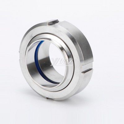 YOULI Hygienic Food Grade Sanitary Stainless Steel 304 SS316L DIN SMS 3A DN25 Round Nut Pipe Fitting 11850 Complete Sets Union