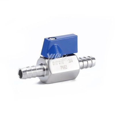 YOULI 1/8" 1/4" NPT BSP 1000WOG PN63 304 316 Stainless Steel Manual Hose Connector Pagoda Mini Ball Valve