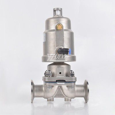 YOULI Hygienic Food Grade Sanitary Stainless Steel 316L Biological Tri Clamped Pneumatic Diaphragm Valve Pneumatic