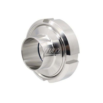 YOULI Hygienic Food Grade Sanitary Stainless Steel 304 SS316L Round Nut Pipe Fitting DIN 11851 Complete Sets Union